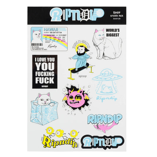 FAN FAVE STICKER SHEET (MULTI)
