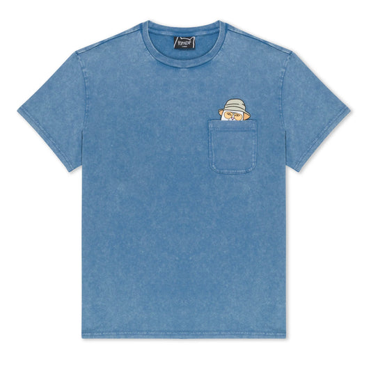 NERMAL S THOMPSON POCKET TEE (SLATE MINERAL WASH)