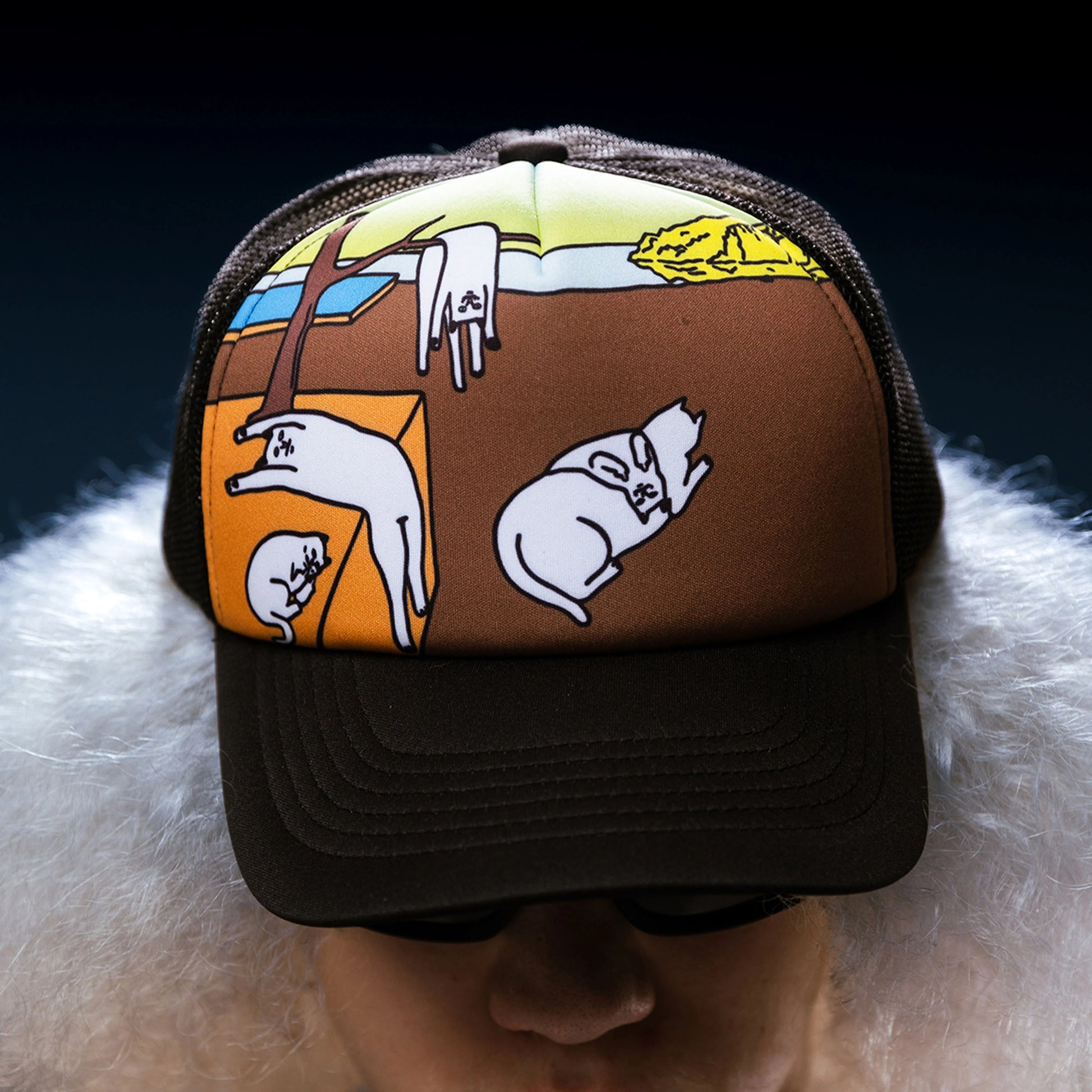 NERMALI TRUCKER HAT (BLACK)