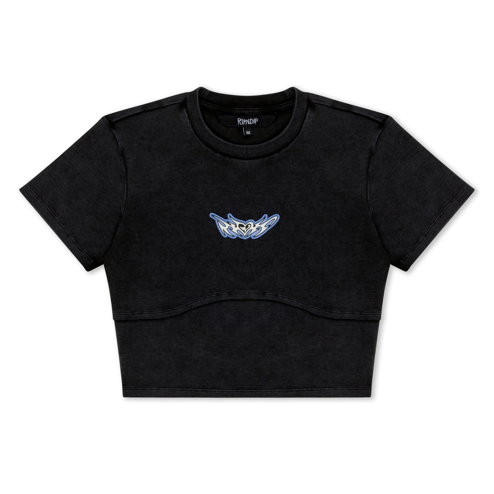 DND CROPPED BABY TEE (BLACK VINTAGE)