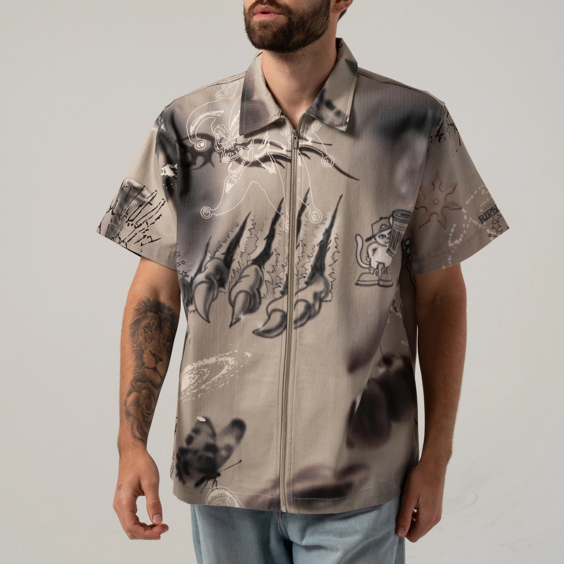 STARGAZING ZIP UP SHIR