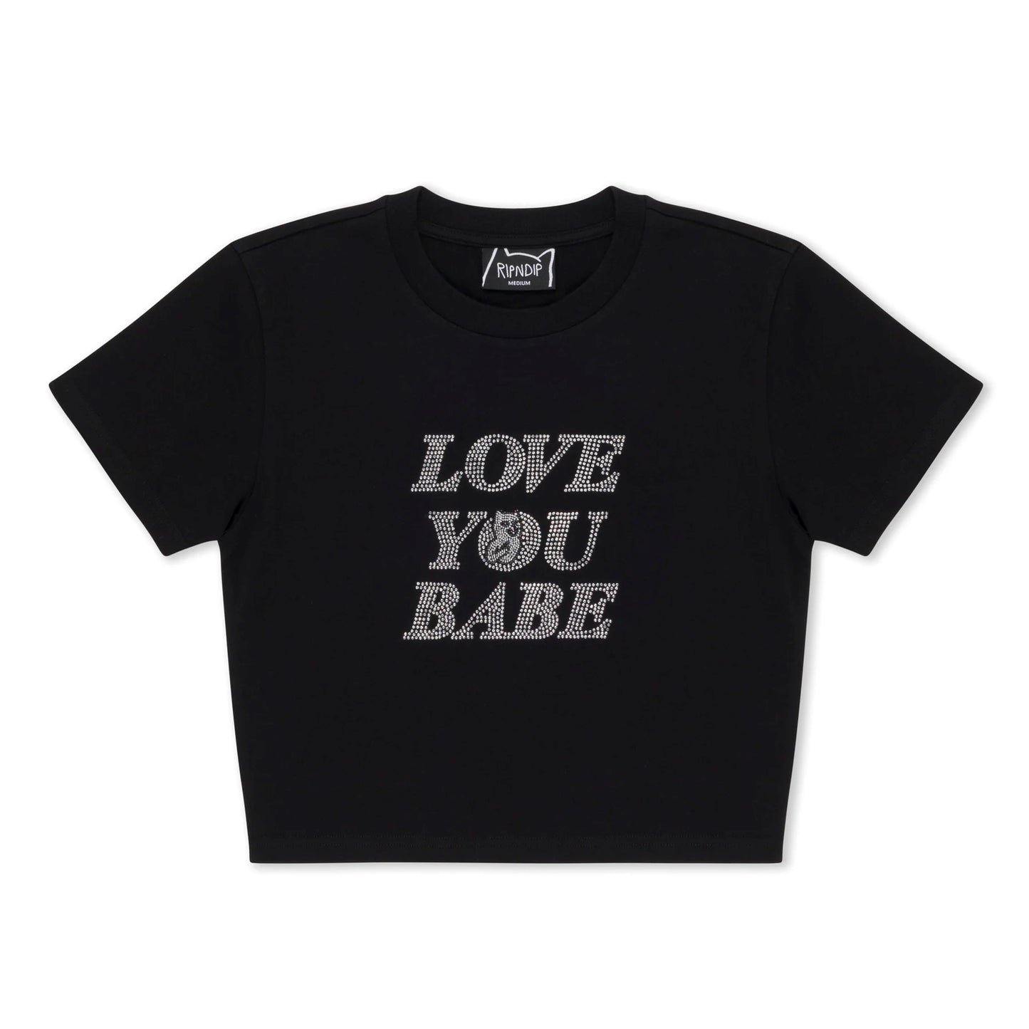 LOVE YOU BABY TEE (BLACK)