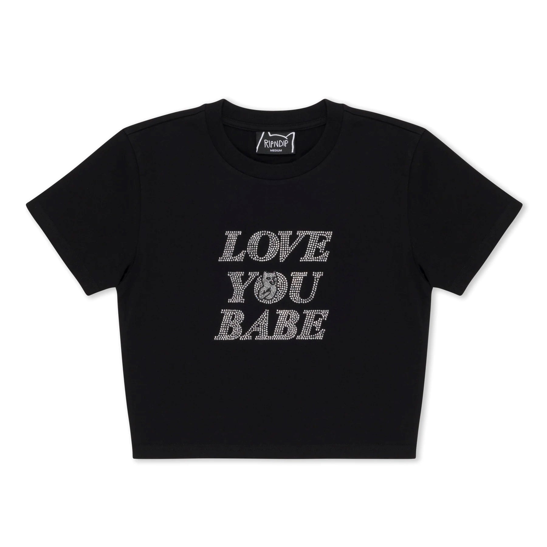 LOVE YOU BABY TEE (BLACK)