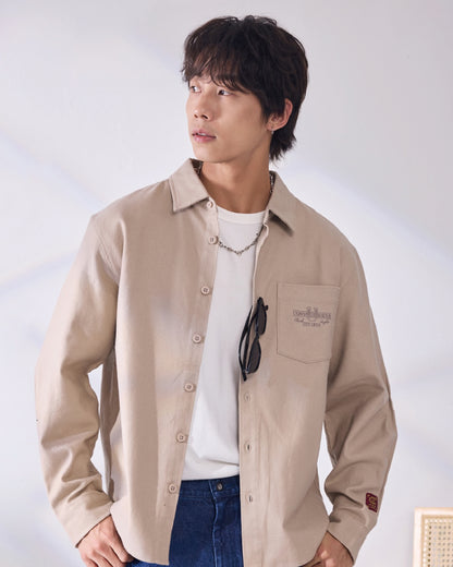 YOTH LS WOVEN TOP VINTAGE CARGO
