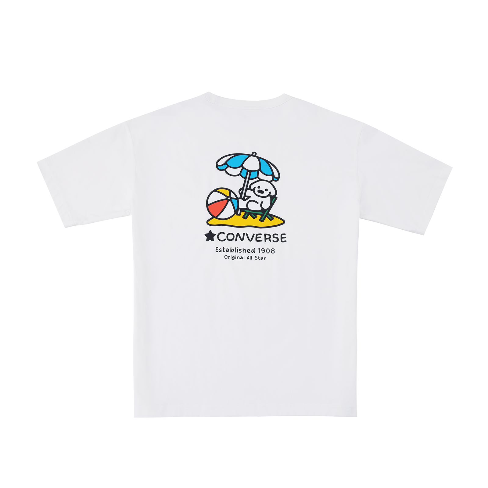 MATSUI BEACH SS TEE VINTAGE WHITE