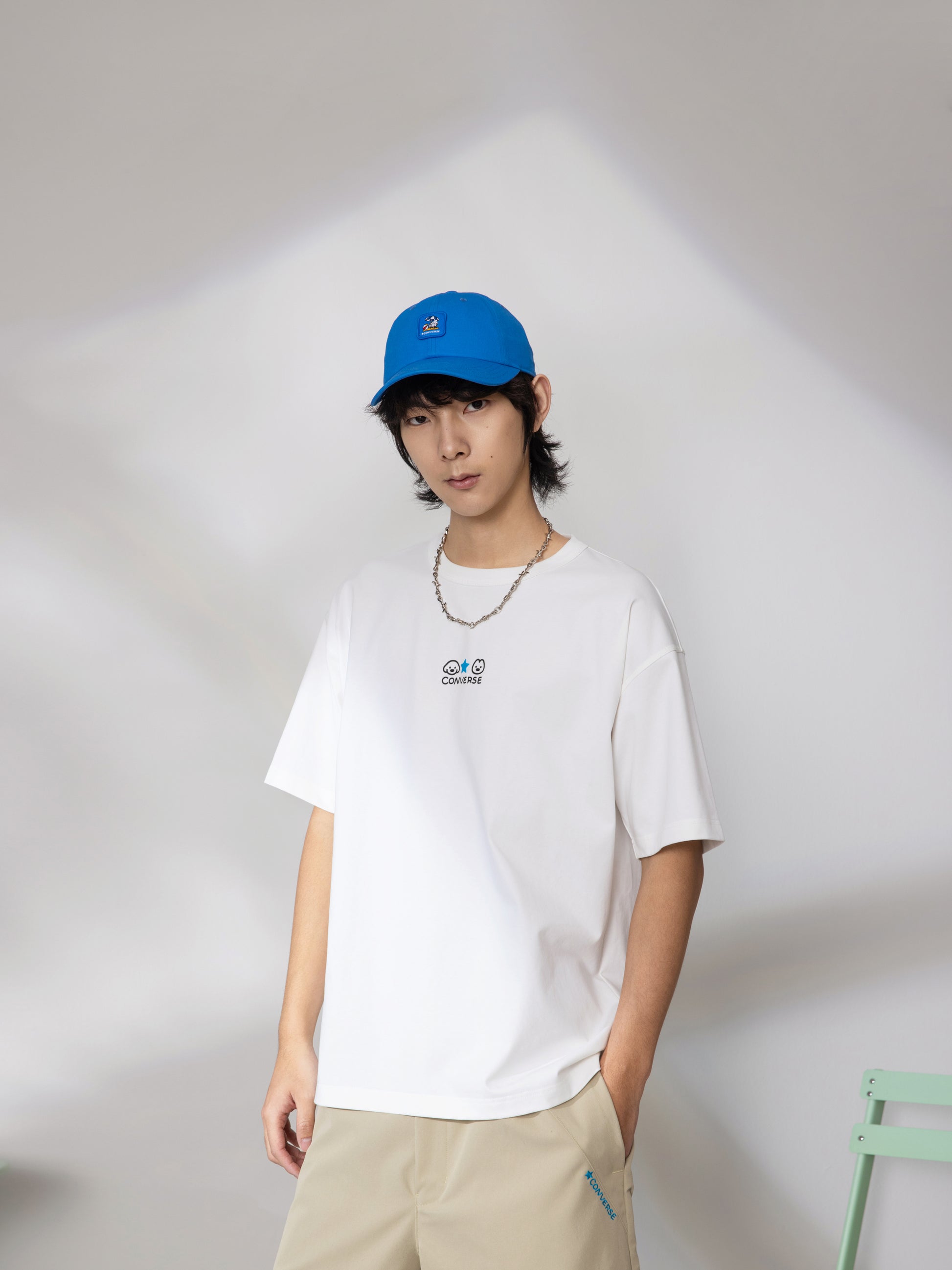 MATSUI BEACH SS TEE VINTAGE WHITE