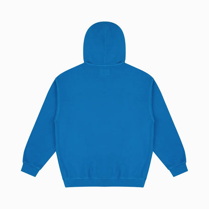 ZO&FRIENDS WASHED CREW HOODIE INDIGO BUNTING