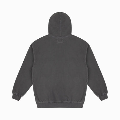 ZO&FRIENDS WASHED CREW HOODIE DARK MATTER