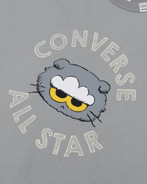ZO&FRIENDS COMMERCIAL CREW TOP CLASSIC GREY