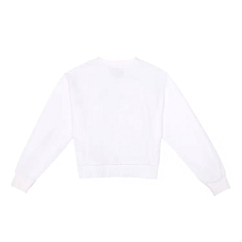 YOTH NOVELTY CREW FLEECE TOP EGRET