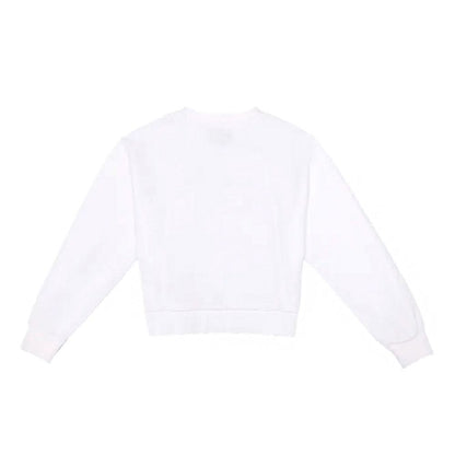 YOTH NOVELTY CREW FLEECE TOP EGRET