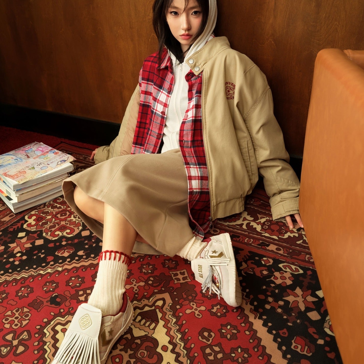YOTH FEMALE PADDED JKT NOMAD KHAKI