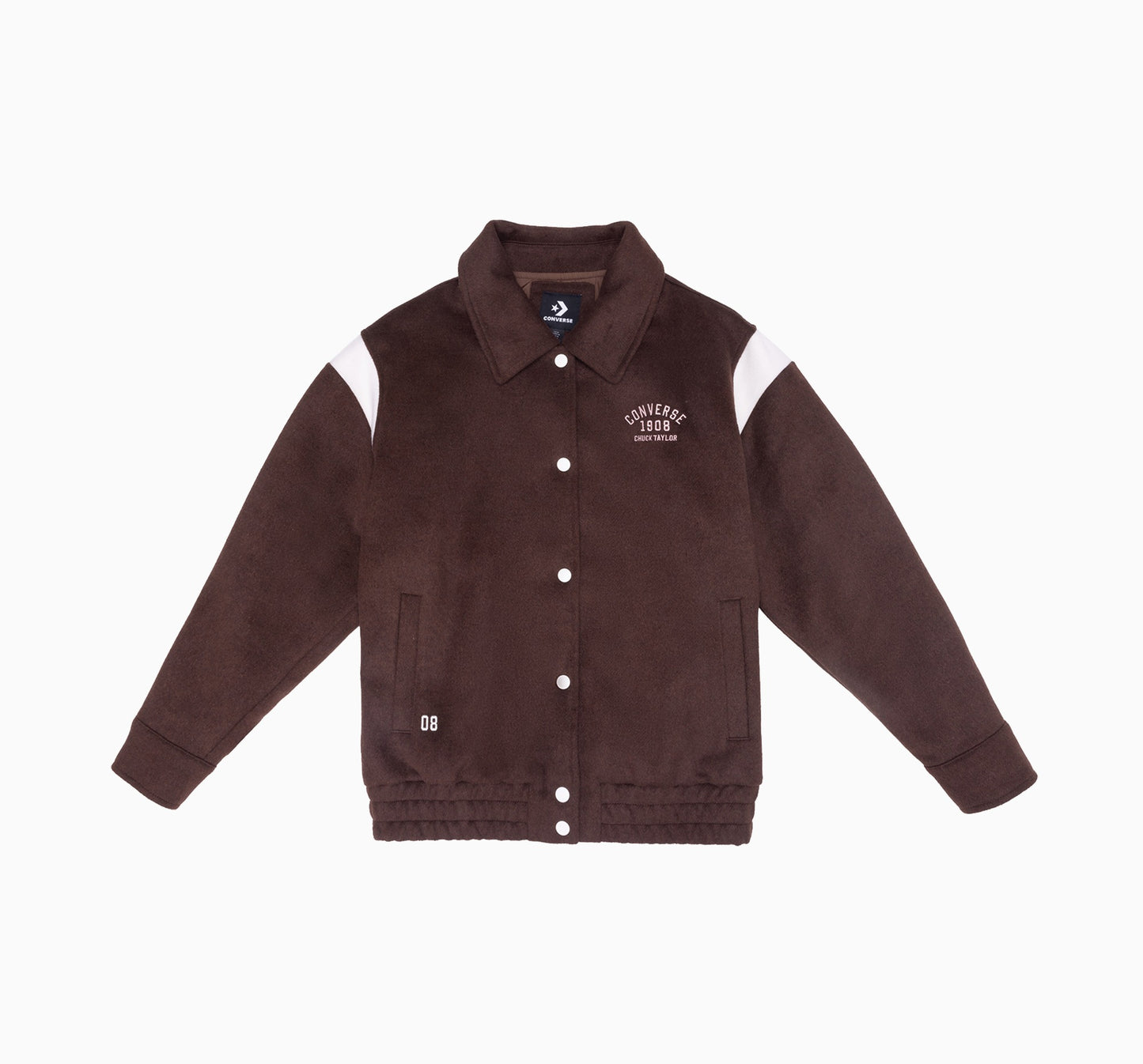 RETRO VARSITY PADDED JKT TOTALLY FUDGED