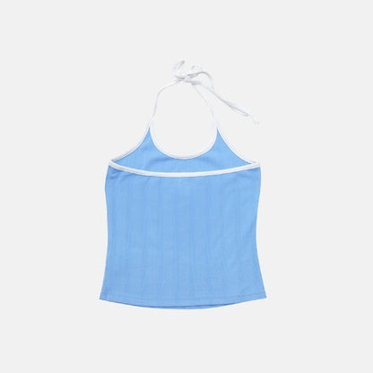 JACQUARD RIB TANK CONVERSE LT BLUE