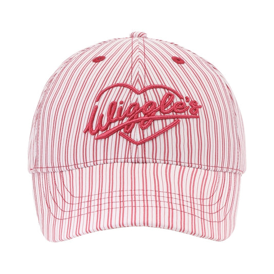 Korean Fresh Striped Letter Embroidered Cap