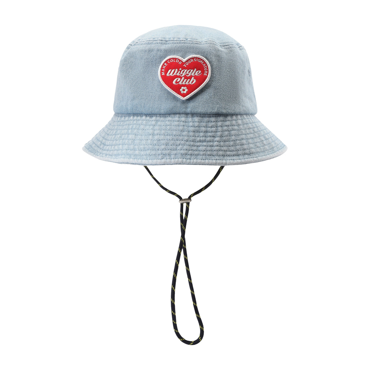 Washed Distressed Denim Bucket Hat