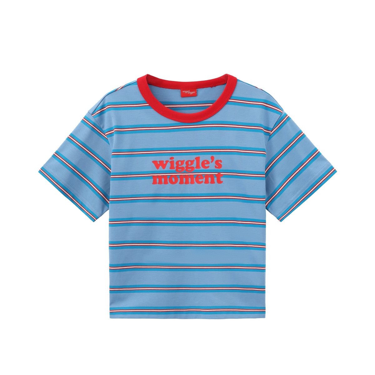 Textured Color-Block Basic T-Shirt