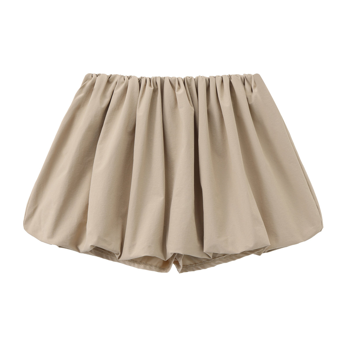 Korean Style High-Waist A-Line Cloud Woven Skirt