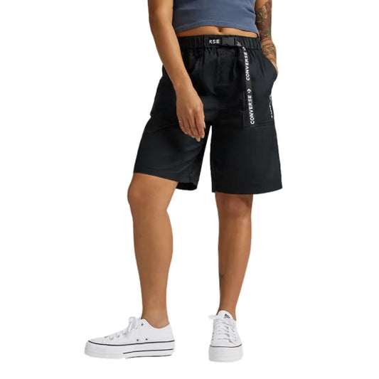 CLASSIC MID LENGTH WOVEN SHORT BLACK