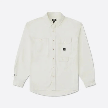 YOTD WOVEN SHIRT EGRET