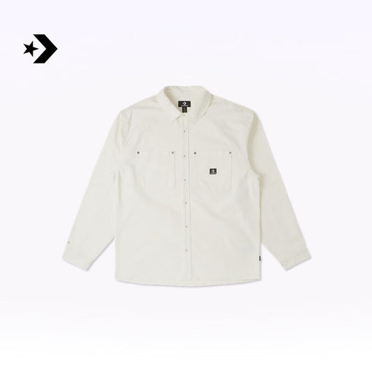 ONE STAR WOVEN SHIRT EGRET