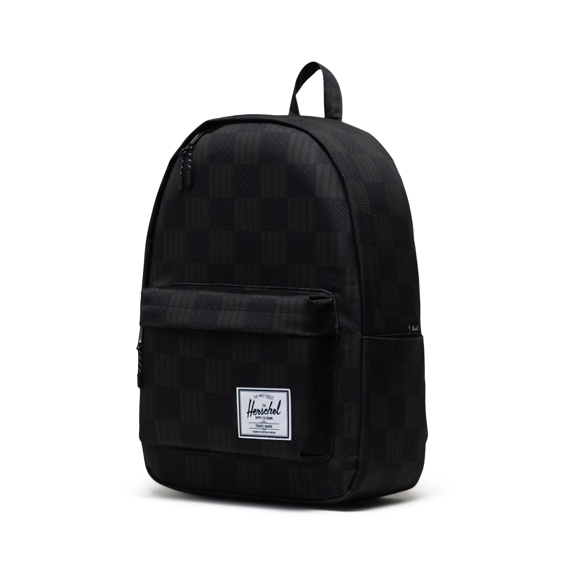 Classic X-Large_Black Checkered Textile