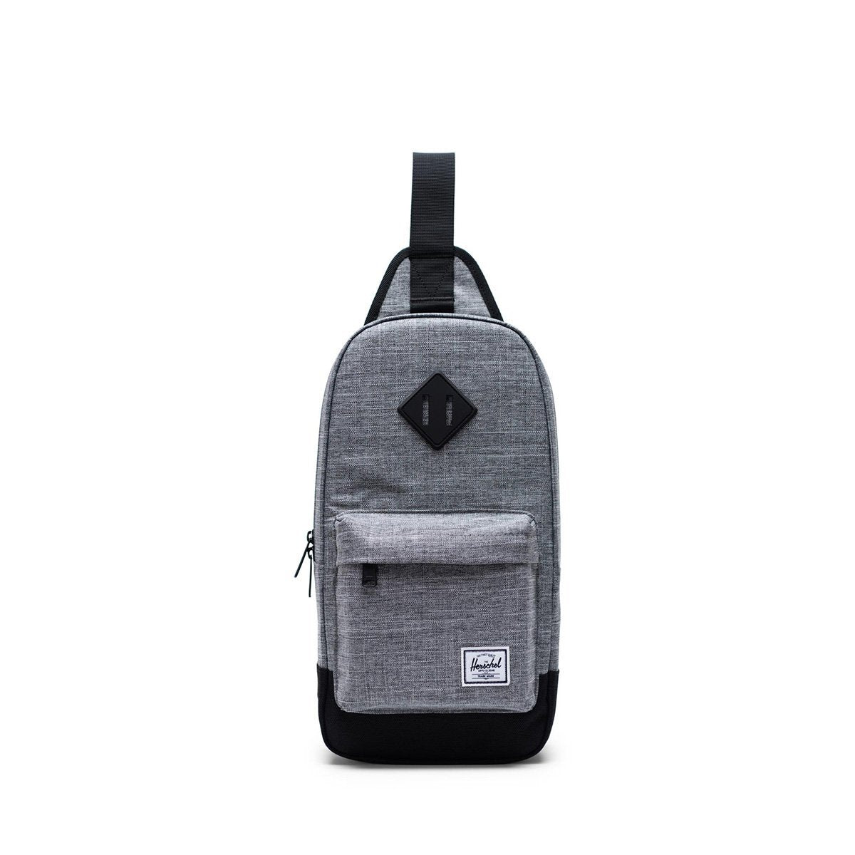 Heritage Shoulder Bag_Raven Crosshatch/B