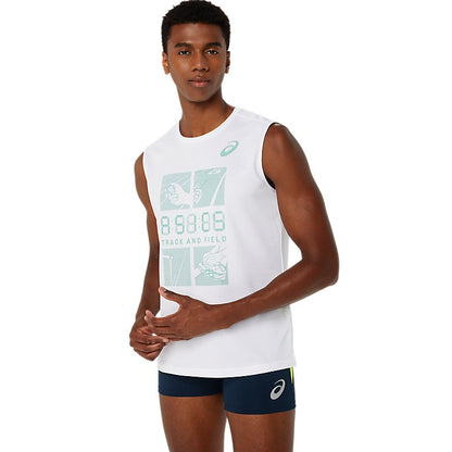 MEN TRACK PRACTICE GRAPHIC SLEEVELESS