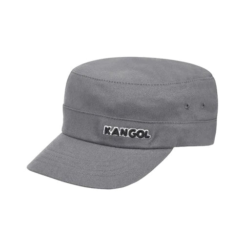 COTTON TWILL ARMY CAP_GREY