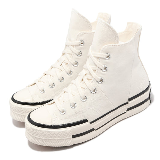 CHUCK 70 PLUS HI EGRET/BLACK/EGRET