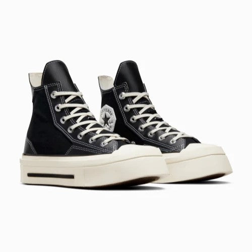 CHUCK 70 DE LUXE SQUARED HI BLACK/BLACK