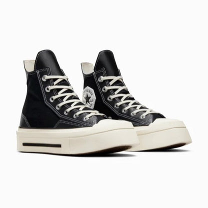 CHUCK 70 DE LUXE SQUARED HI BLACK/BLACK
