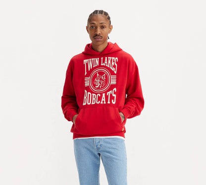 GOLD TAB HOODIE URBAN RED