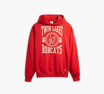 GOLD TAB HOODIE URBAN RED