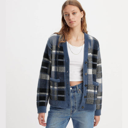 BETTY CARDIGAN POCKETED ROSALIE KNIT PLA