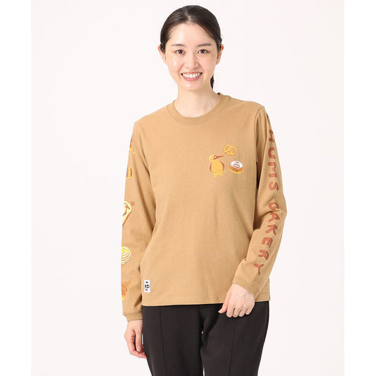 CHUMS BAKERY BRUSHED L/S T-SHIRT MS