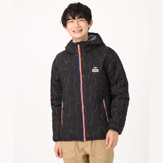 CHUMS BOOBY STITCH PADDER HOODIE MS
