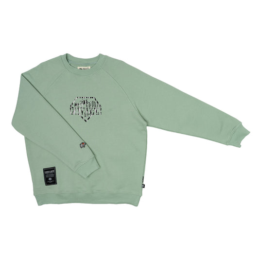TIGER STRIPE - LOGO PRINT CREWNECK
