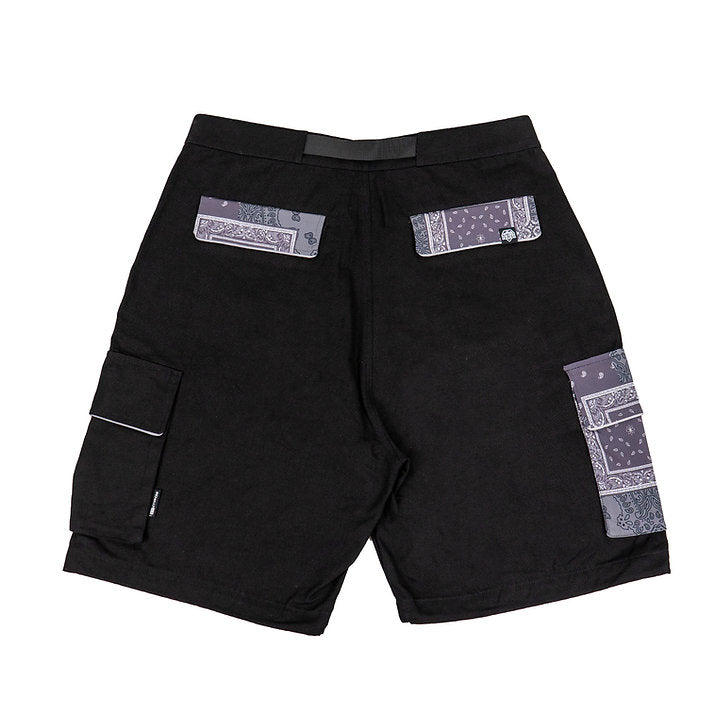 PATCHWORK BANDANA SHORTS
