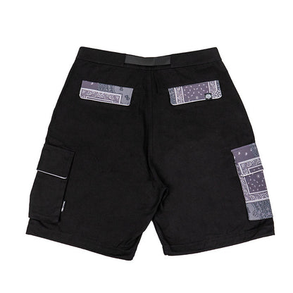 PATCHWORK BANDANA SHORTS