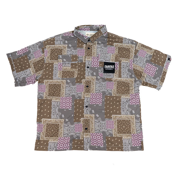 PACTHWORK BANDANA SHIRT