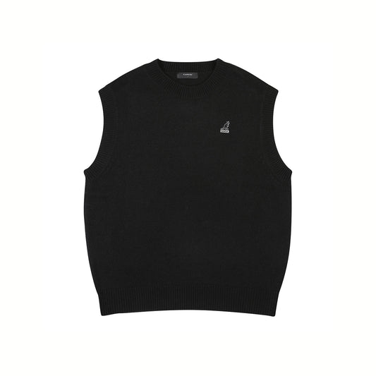 Chest Symbol Knit Vest
