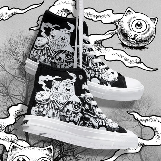 Dark Twisted Fantasy High Top Shoes