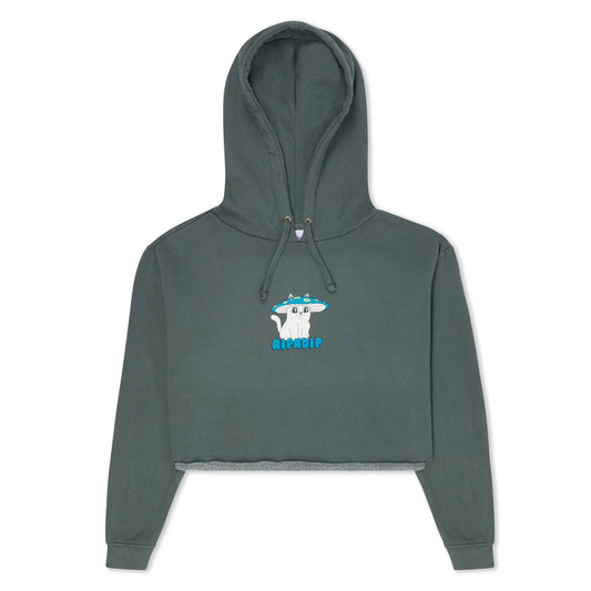 SHROOM NERM CROPPED HOODIE